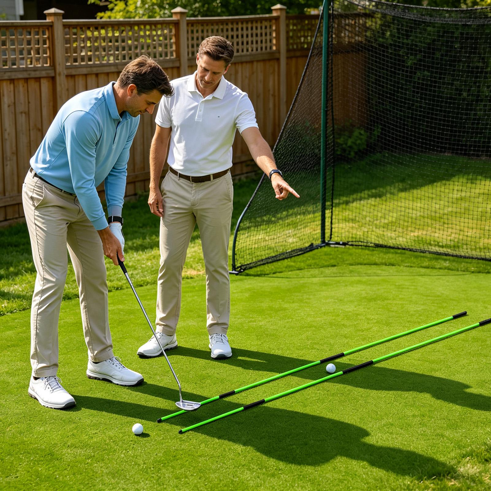 Golf Equipment For Beginners - Golf Swing Plane Trainer Alignment Draagbare