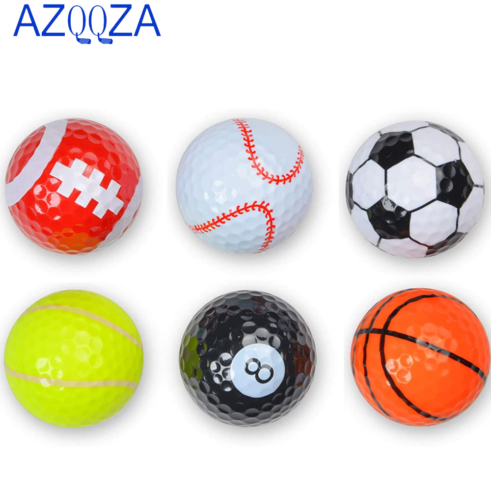 Golf Ball Premium - 6Pcs Golfballen Training Sport Gift Praktijk