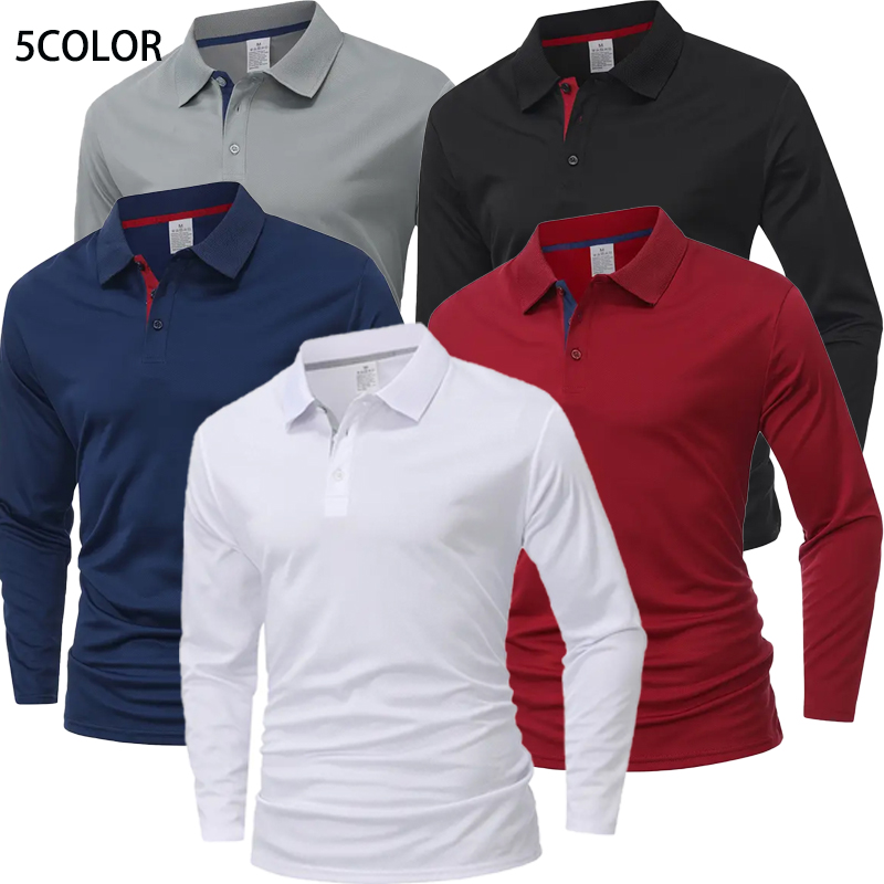 Golf Equipment Wholesale - Herenshirt met lange mouwen, sneldrogend, ademend