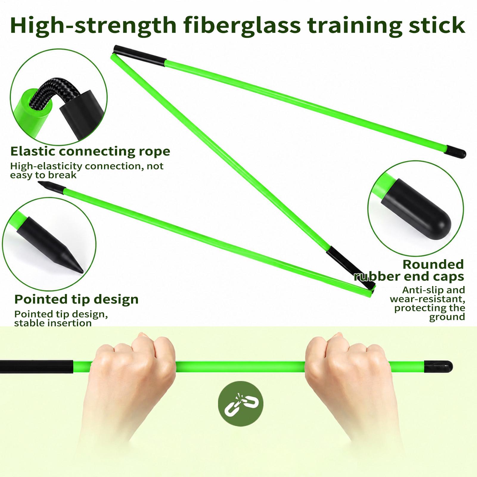 Golf Equipment For Beginners - Golf Alignment Sticks Putting Verstelbare hoek