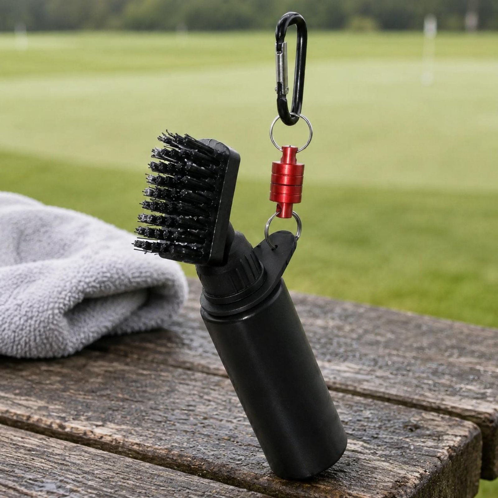 Draagbare golfborstel met twee - Golf Equipment Wholesale recensie en prijs