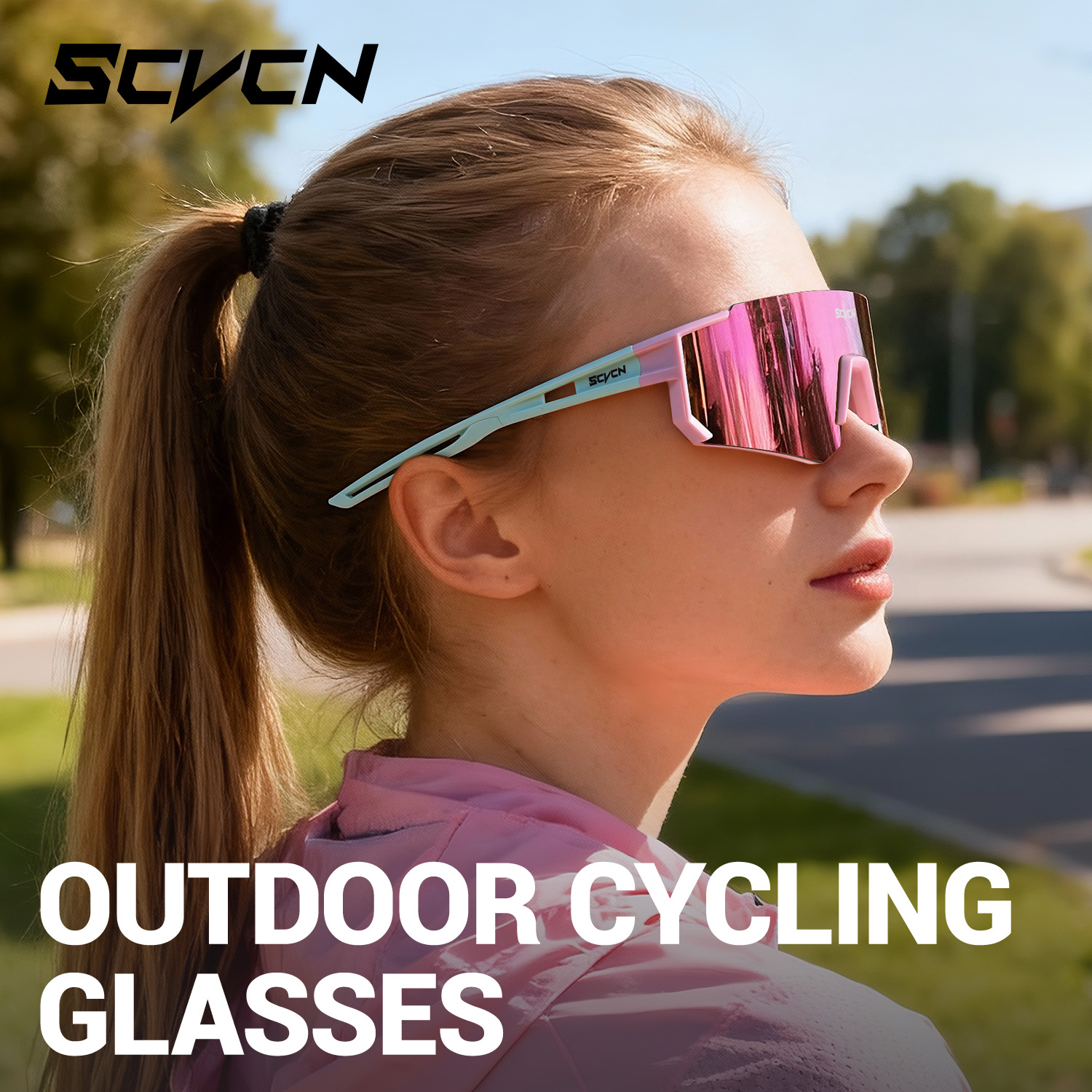 SCVCN Roze Fietsbril Fiets Fot - Golf Equipment Photos recensie en prijs